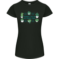 Plants Things I Do in My Spare Time Womens Petite Cut T-Shirt Black