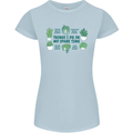 Plants Things I Do in My Spare Time Womens Petite Cut T-Shirt Light Blue