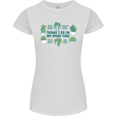 Plants Things I Do in My Spare Time Womens Petite Cut T-Shirt White