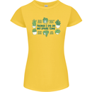 Plants Things I Do in My Spare Time Womens Petite Cut T-Shirt Yellow