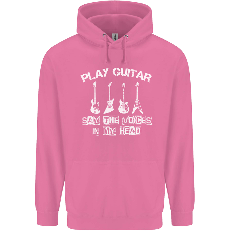 Play Guitar Say Voices in My Head Guitarist Childrens Kids Hoodie Azalea