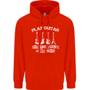 Play Guitar Say Voices in My Head Guitarist Childrens Kids Hoodie Bright Red