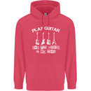 Play Guitar Say Voices in My Head Guitarist Childrens Kids Hoodie Heliconia