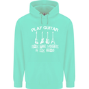 Play Guitar Say Voices in My Head Guitarist Childrens Kids Hoodie Peppermint
