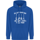 Play Guitar Say Voices in My Head Guitarist Childrens Kids Hoodie Royal Blue