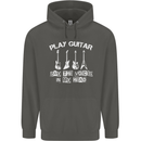 Play Guitar Say Voices in My Head Guitarist Childrens Kids Hoodie Storm Grey