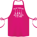 Play Guitar Say Voices in My Head Guitarist Cotton Apron 100% Organic Pink