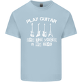 Play Guitar Say Voices in My Head Guitarist Kids T-Shirt Childrens Light Blue