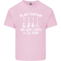 Play Guitar Say Voices in My Head Guitarist Kids T-Shirt Childrens Light Pink