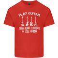 Play Guitar Say Voices in My Head Guitarist Kids T-Shirt Childrens Red