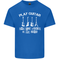 Play Guitar Say Voices in My Head Guitarist Kids T-Shirt Childrens Royal Blue