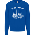 Play Guitar Say Voices in My Head Guitarist Mens Sweatshirt Jumper Royal Blue