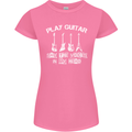 Play Guitar Say Voices in My Head Guitarist Womens Petite Cut T-Shirt Azalea