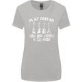 Play Guitar Say Voices in My Head Guitarist Womens Wider Cut T-Shirt Sports Grey