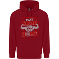 Play Hard or Go Home Gym Training Top Childrens Kids Hoodie Red