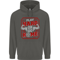 Play Hard or Go Home Gym Training Top Childrens Kids Hoodie Storm Grey