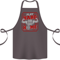 Play Hard or Go Home Gym Training Top Cotton Apron 100% Organic Dark Grey