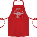 Play Hard or Go Home Gym Training Top Cotton Apron 100% Organic Red