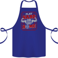 Play Hard or Go Home Gym Training Top Cotton Apron 100% Organic Royal Blue