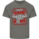Play Hard or Go Home Gym Training Top Kids T-Shirt Childrens Charcoal