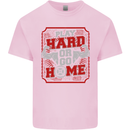 Play Hard or Go Home Gym Training Top Kids T-Shirt Childrens Light Pink