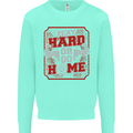 Play Hard or Go Home Gym Training Top Mens Sweatshirt Jumper Peppermint