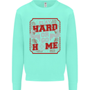 Play Hard or Go Home Gym Training Top Mens Sweatshirt Jumper Peppermint