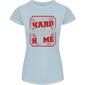 Play Hard or Go Home Gym Training Top Womens Petite Cut T-Shirt Light Blue