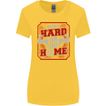 Play Hard or Go Home Gym Training Top Womens Wider Cut T-Shirt Yellow