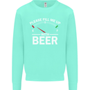 Please Fill Me Up With Beer Funny Alcohol Mens Sweatshirt Jumper Peppermint