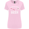 Please Fill Me Up With Beer Funny Alcohol Womens Wider Cut T-Shirt Light Pink