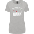 Please Fill Me Up With Beer Funny Alcohol Womens Wider Cut T-Shirt Sports Grey