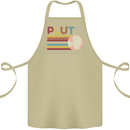 Pluto Never Forget Space Astronomy Planet Cotton Apron 100% Organic Khaki