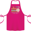 Pluto Never Forget Space Astronomy Planet Cotton Apron 100% Organic Pink
