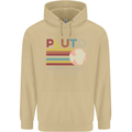 Pluto Never Forget Space Astronomy Planet Mens 80% Cotton Hoodie Sand