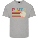 Pluto Never Forget Space Astronomy Planet Mens Cotton T-Shirt Tee Top Sports Grey