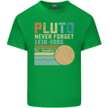 Pluto Never Forget Space Planet Astronomy Kids T-Shirt Childrens Irish Green