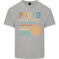 Pluto Never Forget Space Planet Astronomy Kids T-Shirt Childrens Sports Grey