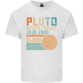 Pluto Never Forget Space Planet Astronomy Kids T-Shirt Childrens White