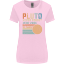 Pluto Never Forget Space Planet Astronomy Womens Wider Cut T-Shirt Light Pink