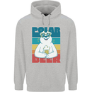 Polar Beer Funny Bear Alcohol Play on Words Childrens Kids Hoodie Sports Grey