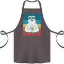 Polar Beer Funny Bear Alcohol Play on Words Cotton Apron 100% Organic Dark Grey