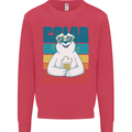 Polar Beer Funny Bear Alcohol Play on Words Kids Sweatshirt Jumper Heliconia