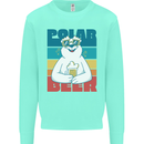 Polar Beer Funny Bear Alcohol Play on Words Kids Sweatshirt Jumper Peppermint