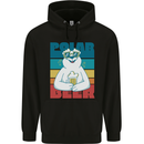 Polar Beer Funny Bear Alcohol Play on Words Mens 80% Cotton Hoodie Black