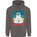 Polar Beer Funny Bear Alcohol Play on Words Mens 80% Cotton Hoodie Charcoal