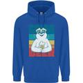 Polar Beer Funny Bear Alcohol Play on Words Mens 80% Cotton Hoodie Royal Blue