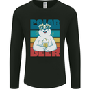 Polar Beer Funny Bear Alcohol Play on Words Mens Long Sleeve T-Shirt Black