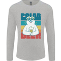 Polar Beer Funny Bear Alcohol Play on Words Mens Long Sleeve T-Shirt Sports Grey
