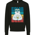 Polar Beer Funny Bear Alcohol Play on Words Mens Sweatshirt Jumper Black